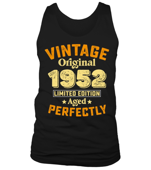 Limited Vintage Original 1952 Aged Edition Tank Top Unisex