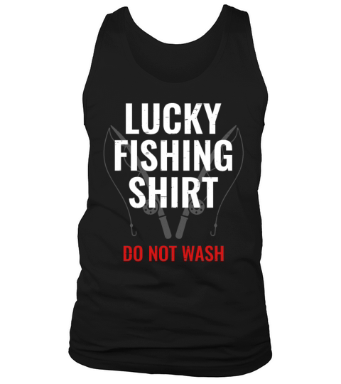 Lucky Fishing Shirt for Fish Hunter and Fisherman Tank Top Unisex