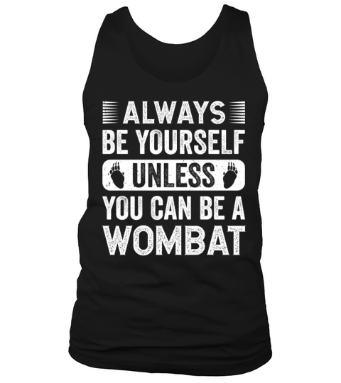 Native Australian Animal Lovers Cute Wombat Tank Top Unisex