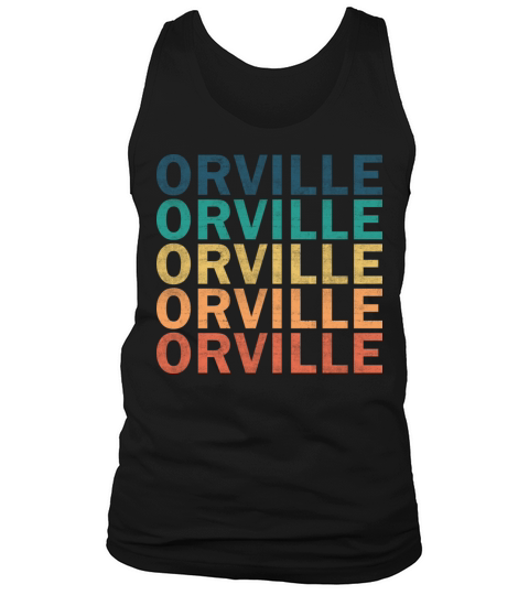 Orville Name T Shirt - Orville Vintage Retro Name Tank Top Unisex