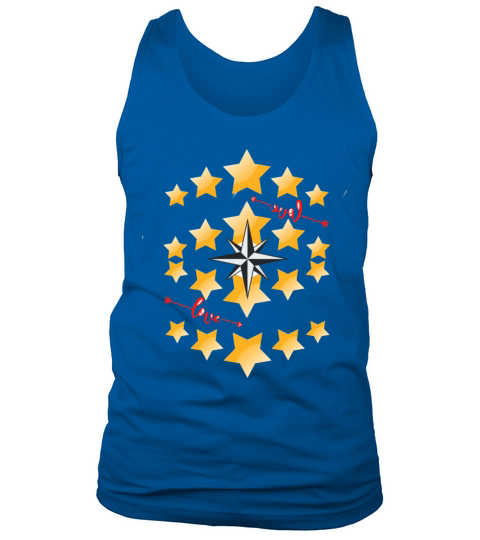 Star Love Retro 80s Novelty style Tank Top Unisex