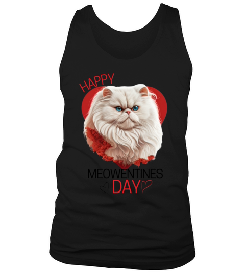 valentines day cat Kitty Valentine Gift for her Tank Top Unisex