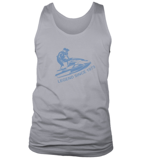 vintage 1973 birthday jet ski Tank Top Unisex