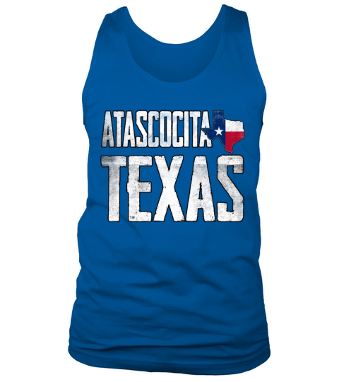 Vintage Atascocita Texas Flag Tank Top Unisex