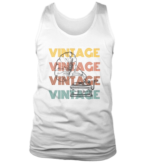 VINTAGE Gramophone Tank Top Unisex