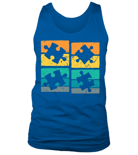Vintage Puzzle Tank Top Unisex