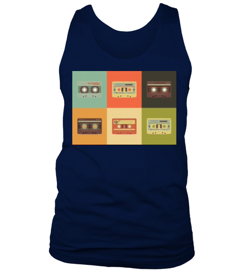 Vintage Retro Cassette Design Tank Top Unisex
