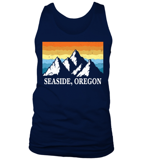 Vintage Seaside Oregon Mountain Hiking Souvenir Pr Tank Top Unisex