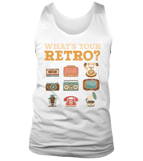Whats Your Retro Party Vintage 80s 90s Classic Tank Top Unisex