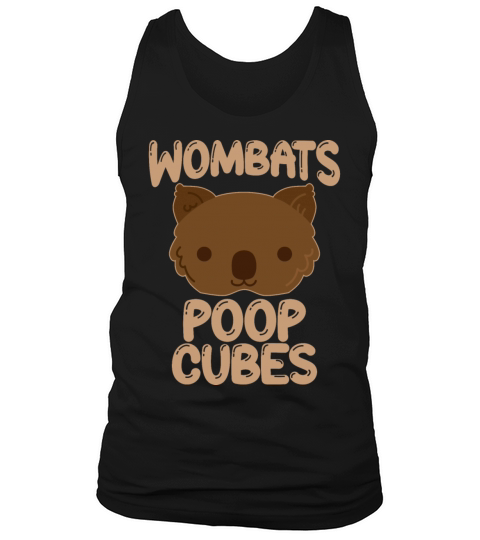 Wombats Poop Cubes For A Wombats Lover Tank Top Unisex