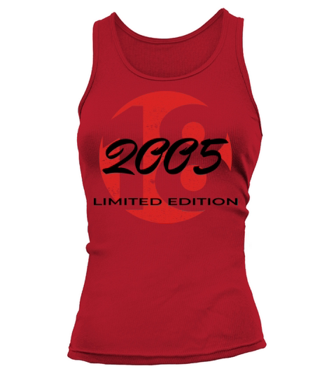 18th birthday boys girls 18 years 2005 vintage Tank top Woman