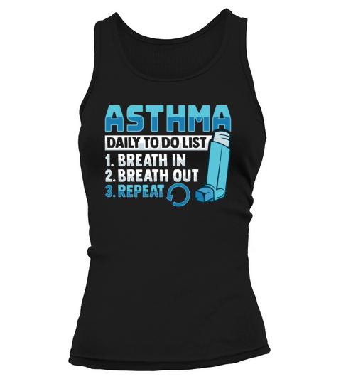 Albuterol Asthma Inhaler Design for an Asthmatic Tank top Woman