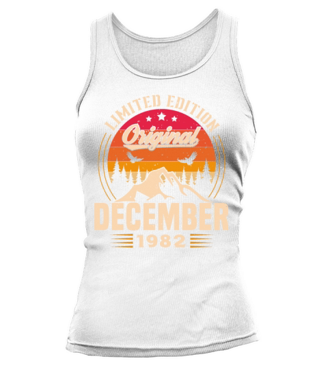 Birthday Gift December 1982 Vintage Retro Tank top Woman