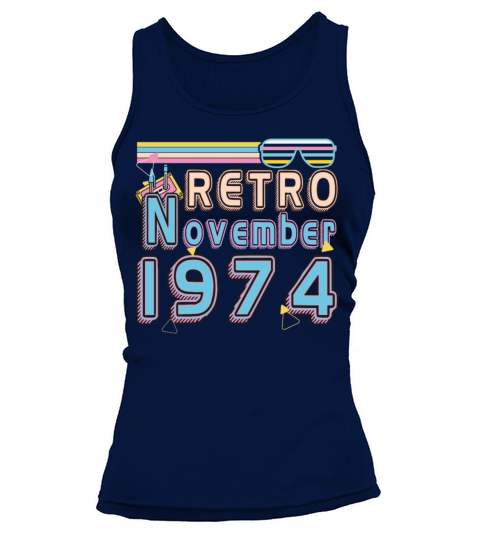 Born In November 1974 Vintage Tank top Woman
