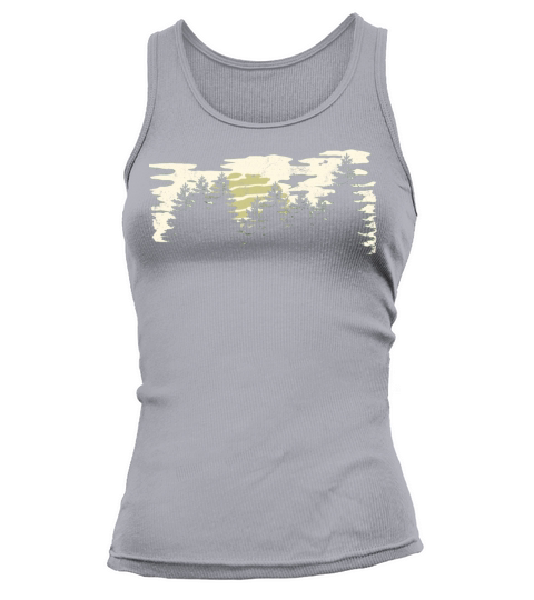 Dark Forest Nature Winter Vintage Tank top Woman