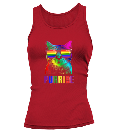 Gay Pride Shirts for Women Men LGBT Cat Gift Tank top Woman