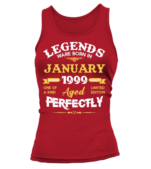 January 1999 Vintage Birthday Present Tank top Woman