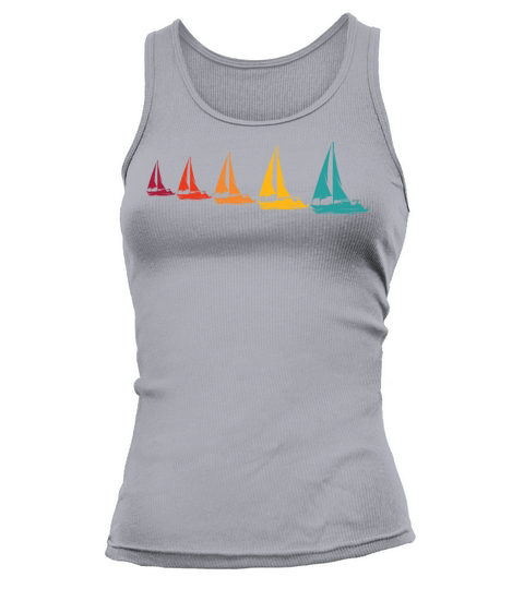 Sailboats Graphic For Sailors Retro Sailing Tank top Woman