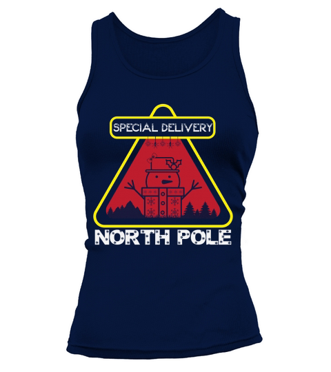 Special delivery north pole christmas shirt Tank top Woman