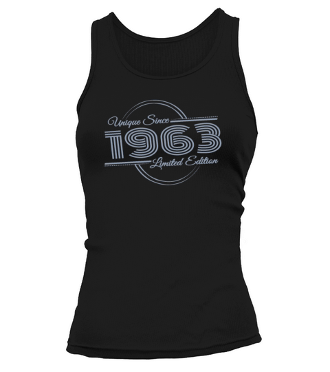 Unique since 1963 Retro Birthday Vintage Style Tank top Woman