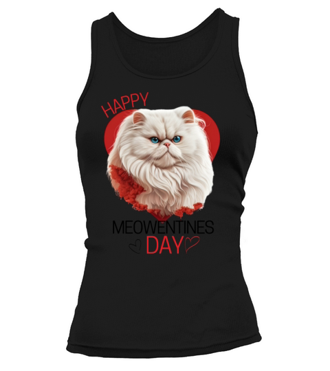valentines day cat Kitty Valentine Gift for her Tank top Woman