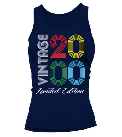 Vintage 2000 Vintage Birthday Retro Vintage Tank top Woman