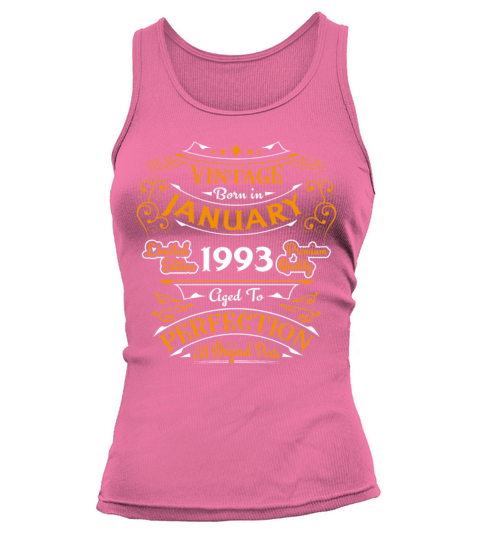 Vintage born in January 1993 Birthday gift Tank top Woman