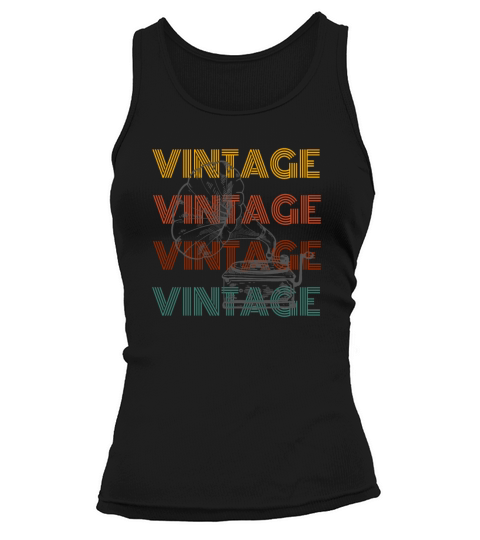 VINTAGE Gramophone Tank top Woman