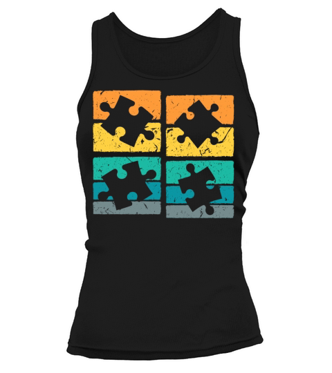 Vintage Puzzle Tank top Woman