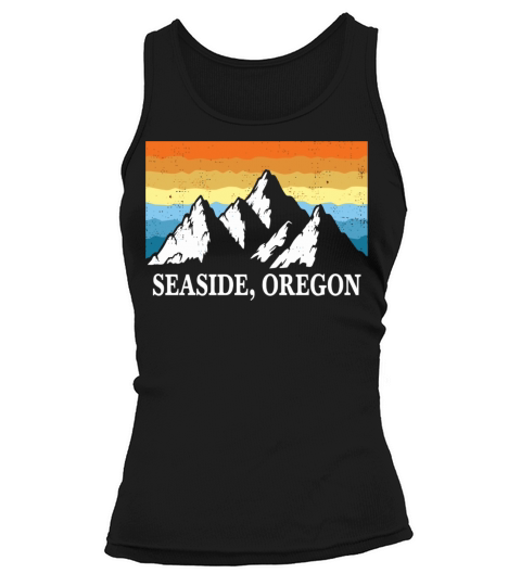 Vintage Seaside Oregon Mountain Hiking Souvenir Pr Tank top Woman