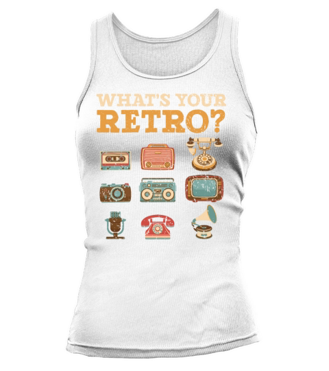 Whats Your Retro Party Vintage 80s 90s Classic Tank top Woman