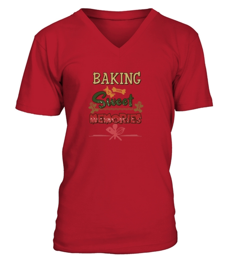 Baking Sweet Memories V-Neck T-shirt