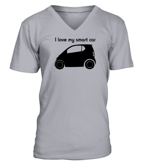 I love my smart car V-Neck T-shirt