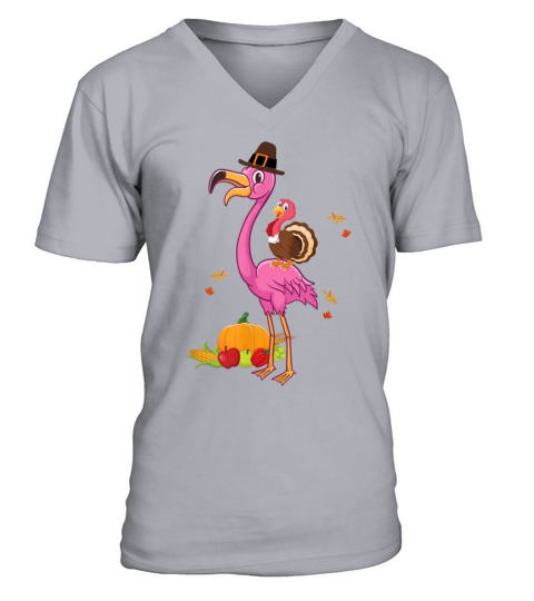 I Teach The Coolest Turkeys The Flock V-Neck T-shirt