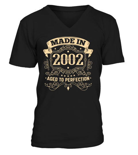 Made in 2002 vintage 2002 sayings V-Neck T-shirt