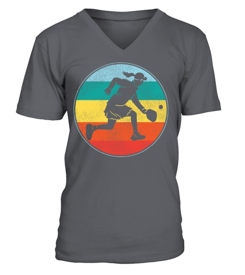 Pickleball Retro Vintage V-Neck T-shirt
