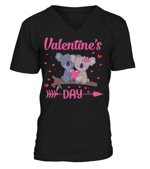 Valentines Day V-Neck T-shirt