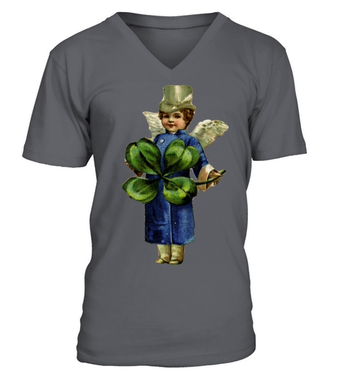 Vintage St Patricks Day V-Neck T-shirt