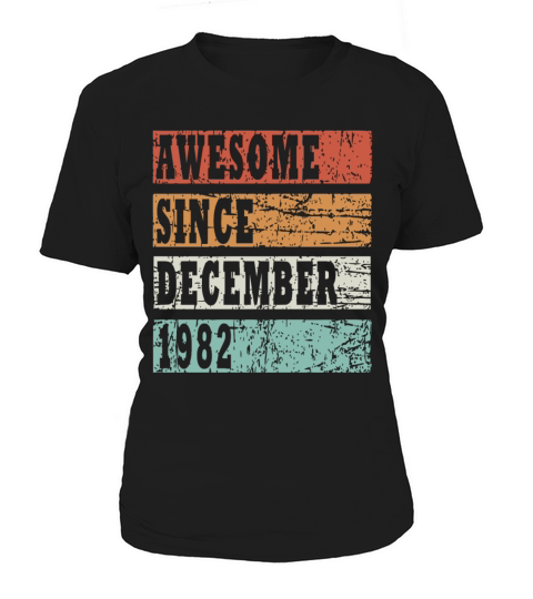 1982 Born In December Retro Gift Idea Women's T-Shirt