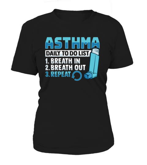 Albuterol Asthma Inhaler Design for an Asthmatic Women's T-Shirt