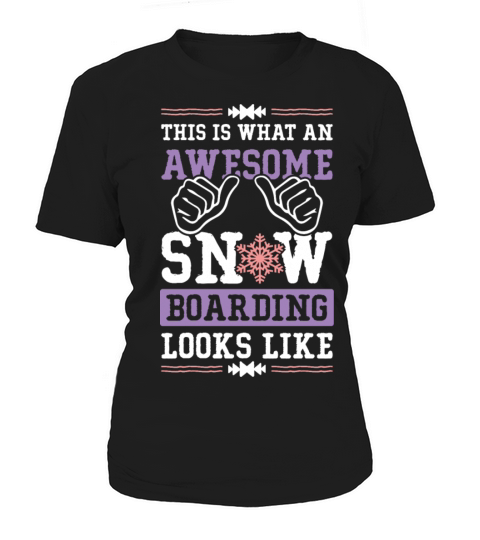 awesome snowboarding Women's T-Shirt