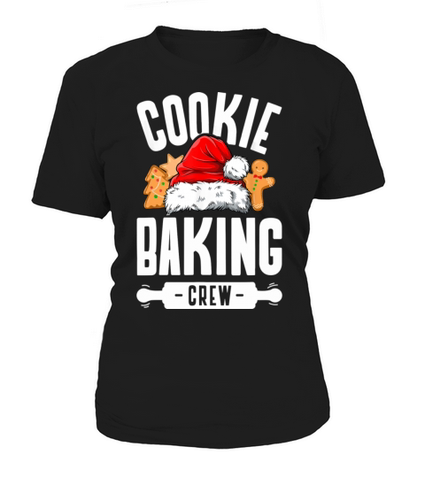 Cookie Baking Crew Christmas Santa Family Gingerbr Women's T-Shirt
