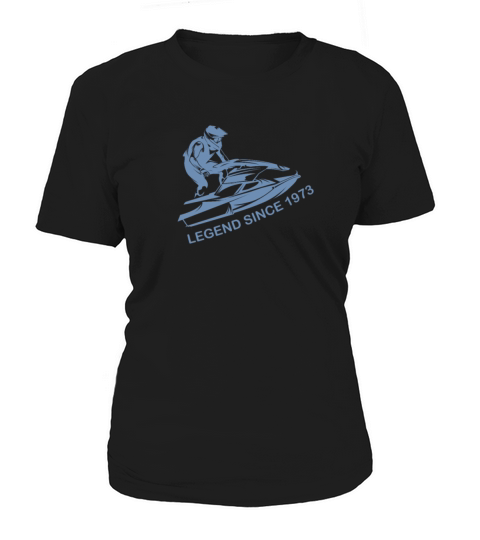 vintage 1973 birthday jet ski Women's T-Shirt