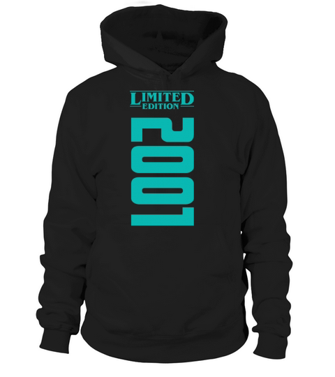 2001 Limited Edition Birthday Design Hoodie Unisex