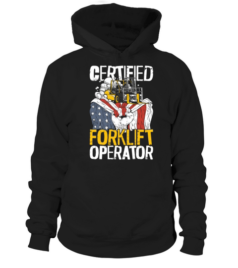 Certified Forklift Truck Operator Hoodie Unisex