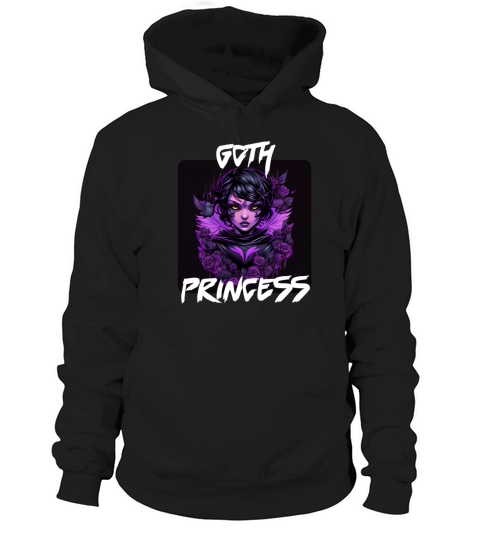 Digital Art Design Of A Goth Princess 2 Hoodie Unisex