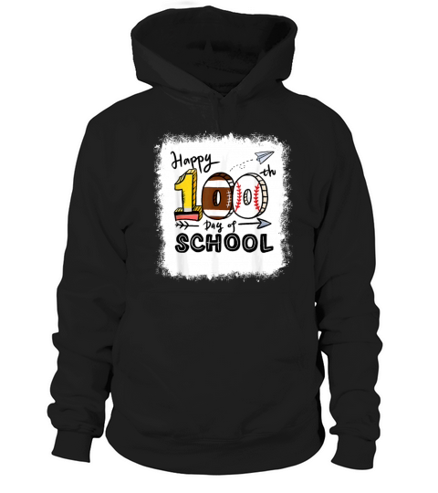 Happy 100th Day Of School Teacher Student 100 Days Hoodie Unisex