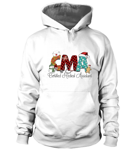 Nurse Christmas Certified Hedieal Assistant Hoodie Unisex