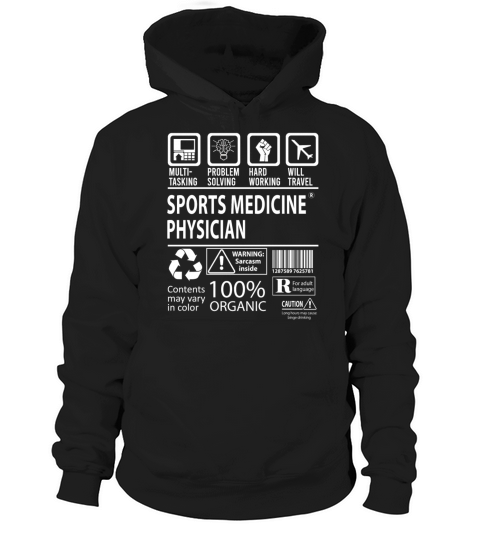 Sports Medicine Physician T Shirt - Multitasking J Hoodie Unisex