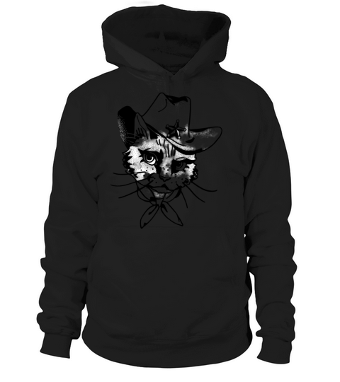 The cat vintage Hoodie Unisex